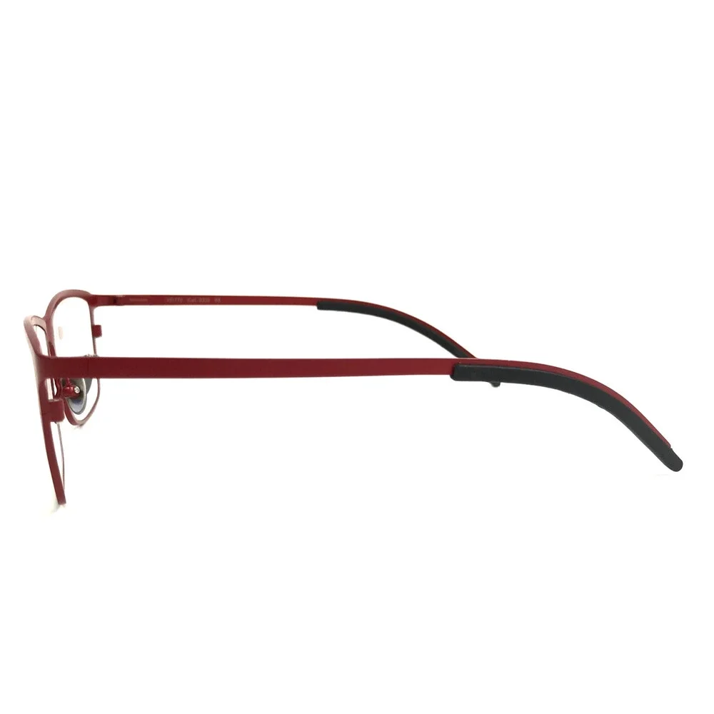 Tom Davies Eyeglasses Frames TD770 Col. 2322 Matte Red Rectangle 55-16-140